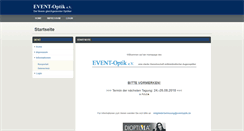 Desktop Screenshot of eventoptik.de