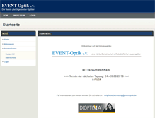 Tablet Screenshot of eventoptik.de